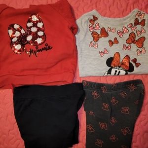 #106 *2 Sets Disney Minnie/Mackey 2T